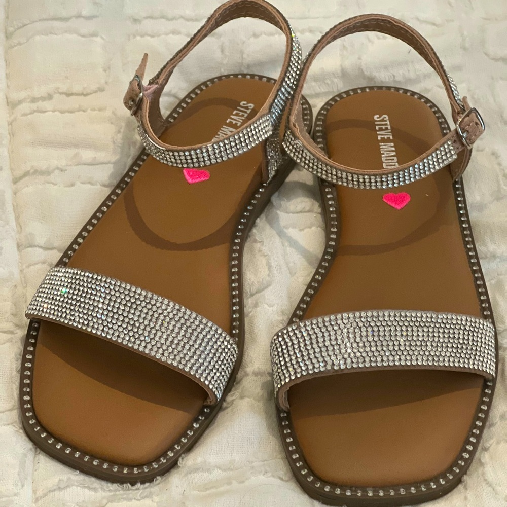 NWT Steve Madden youth girls size 2 sandals